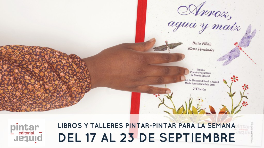 Libros y talleres Pintar-Pintar para la semana del 17 al 23 de septiembre