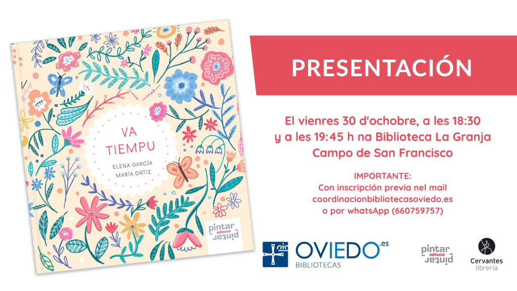 Elena García y María Ortiz presenten «Va tiempu» na Biblioteca La Granja