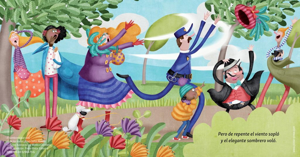 «El sombrero que voló» – kamishibai y taller de ilustración en la II Feria del Libro de Morcín