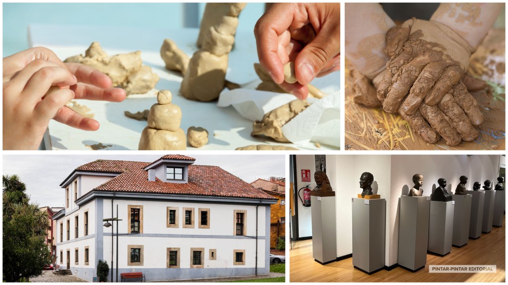 Taller de bustos de magre con Pintar-Pintar nel Muséu Antón para’l Reguerada&nbsp;Fest