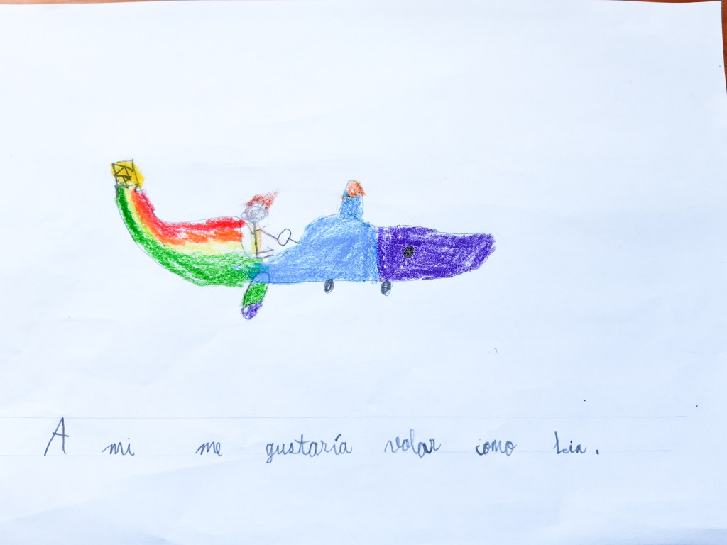 Las niñas y niños de 1º del C.P. Enrique Alonso leen «Lin quiere volar»