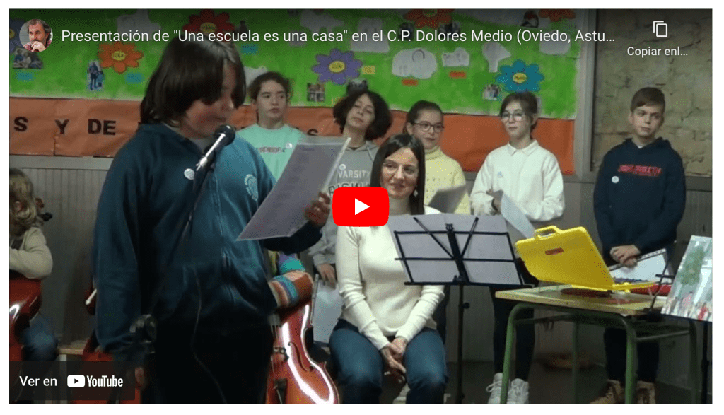 Presentación del poemario ilustrado «Una escuela es una casa» en el C.P. Dolores Medio