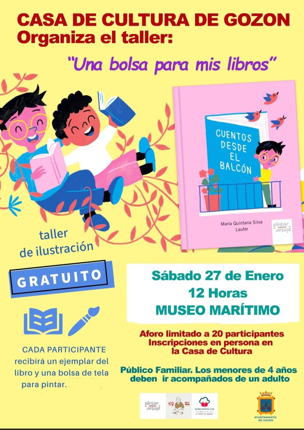 Libros y talleres Pintar-Pintar en&nbsp;Gozón