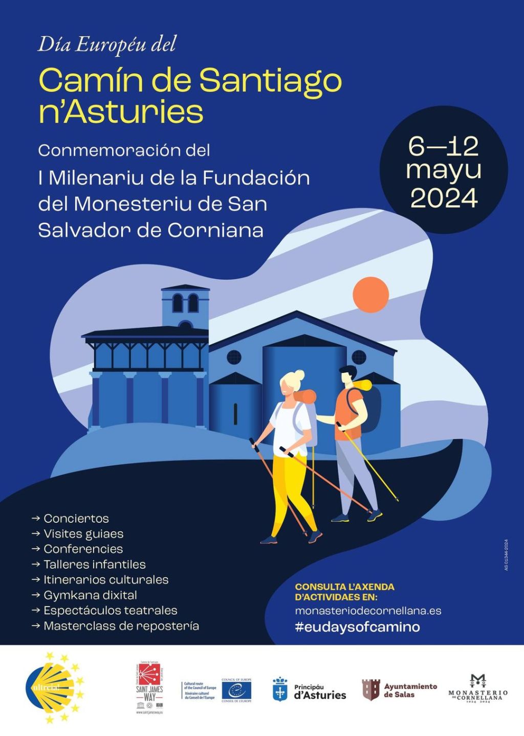 Libros y talleres Pintar-Pintar para celebrar el Día Europeo del Camino de Santiago en&nbsp;Asturias