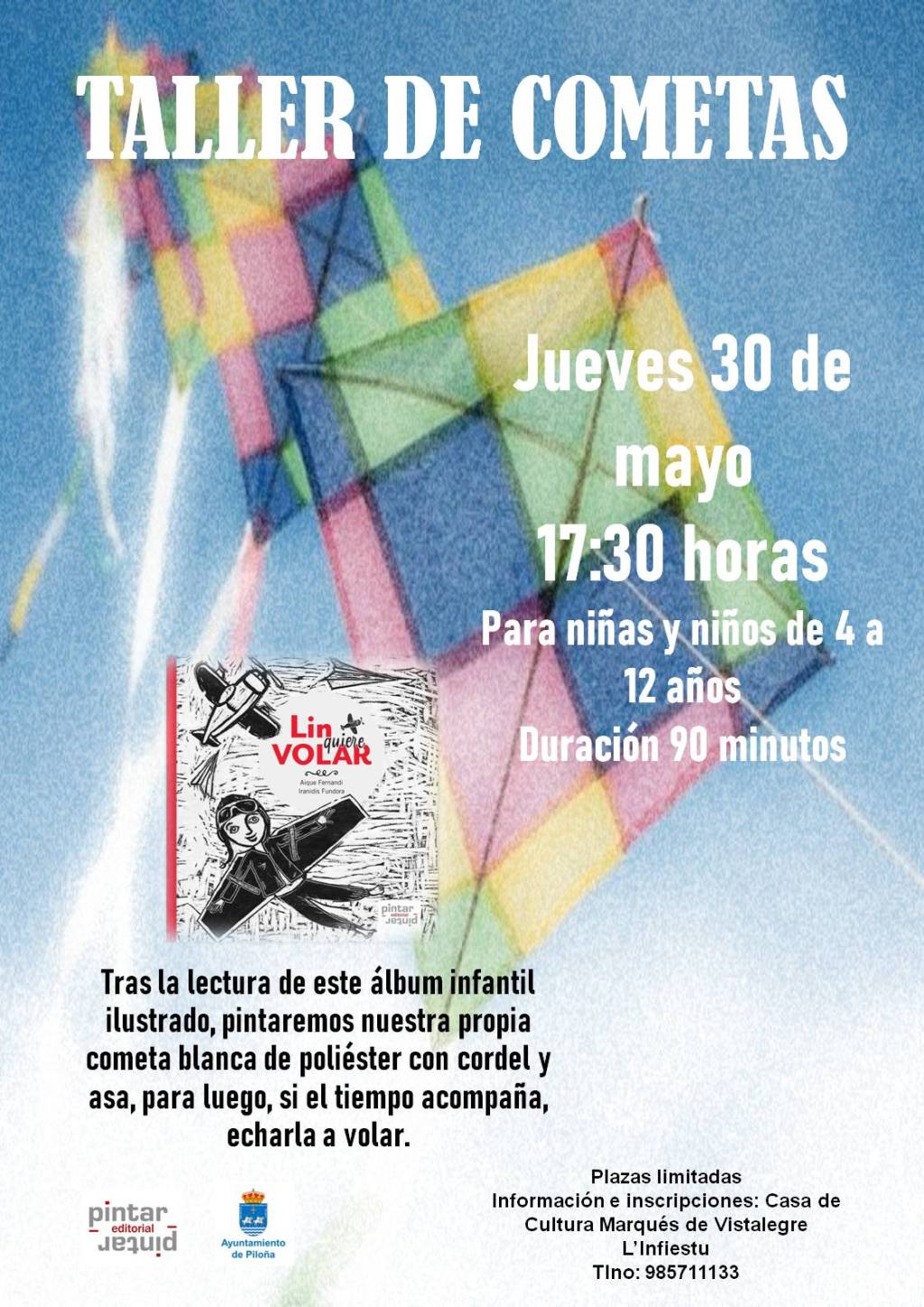 Libros y talleres Pintar-Pintar en la Casa de Cultura Marqués de Vistalegre (L’Infiestu)