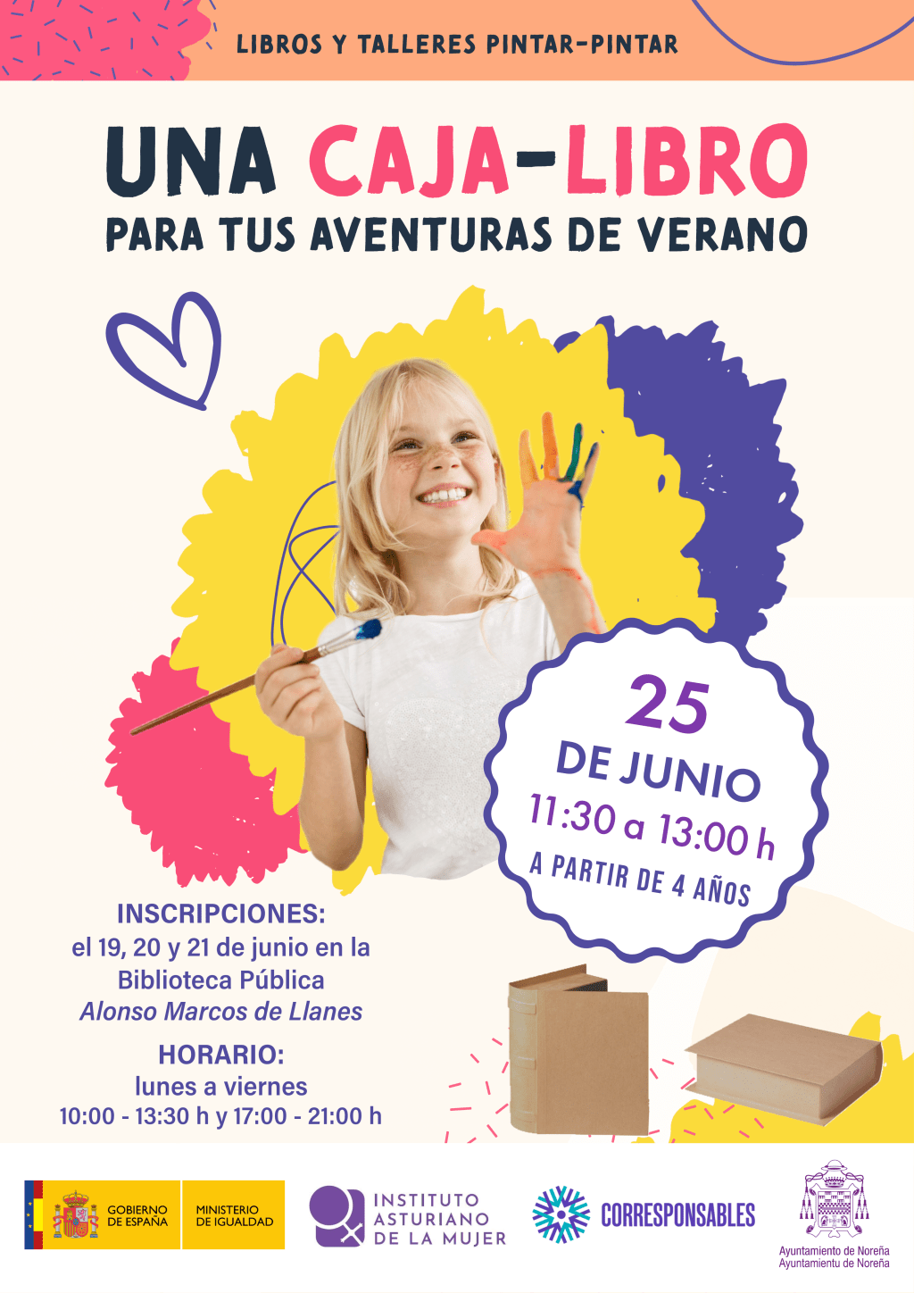 Libros y talleres Pintar-Pintar en&nbsp;Noreña