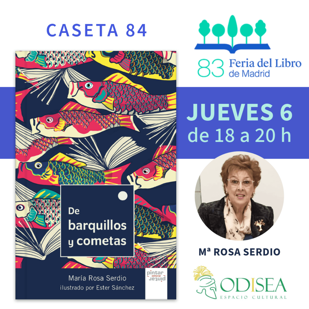 Mª Rosa Serdio: firma de ejemplares en la Feria del Libro de&nbsp;Madrid