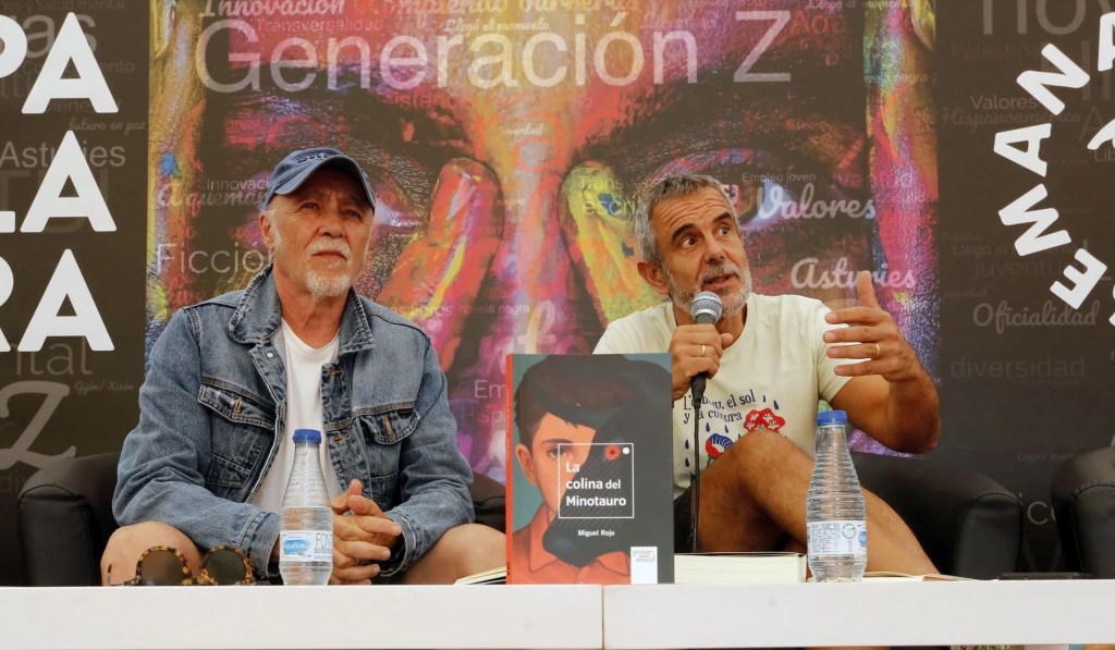 Miguel Rojo presenta en la Carpa de la Palabra ‘La colina del Minotauro’, una novela de aventuras con el terrorismo como telón de&nbsp;fondo
