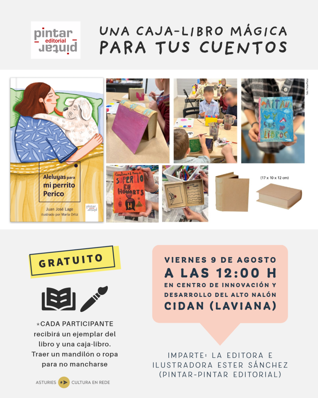 Taller Pintar-Pintar en el CIDAN&nbsp;(Laviana)