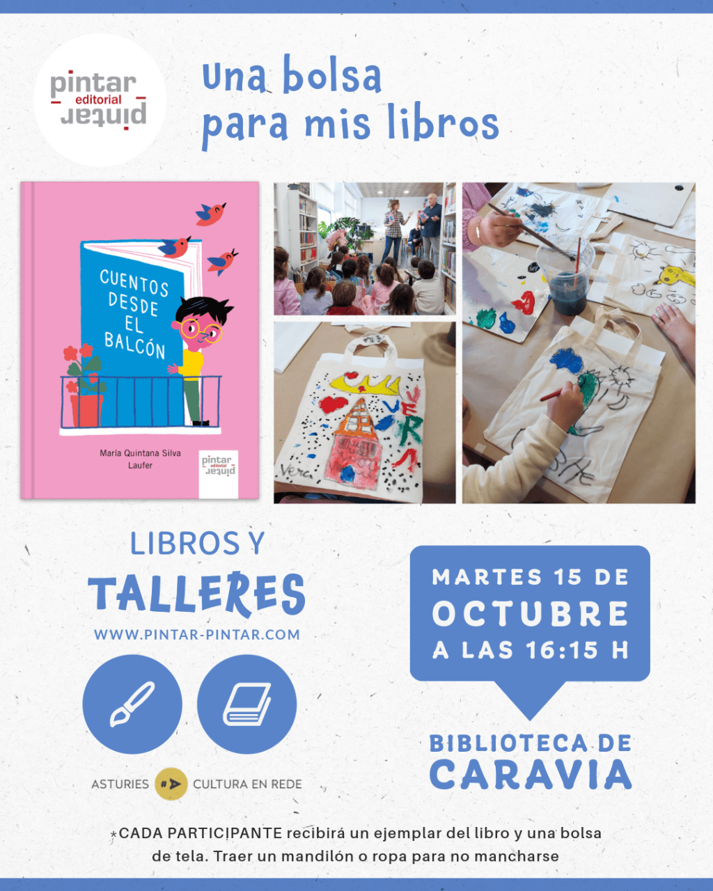 Libros y talleres Pintar-Pintar en Caravia