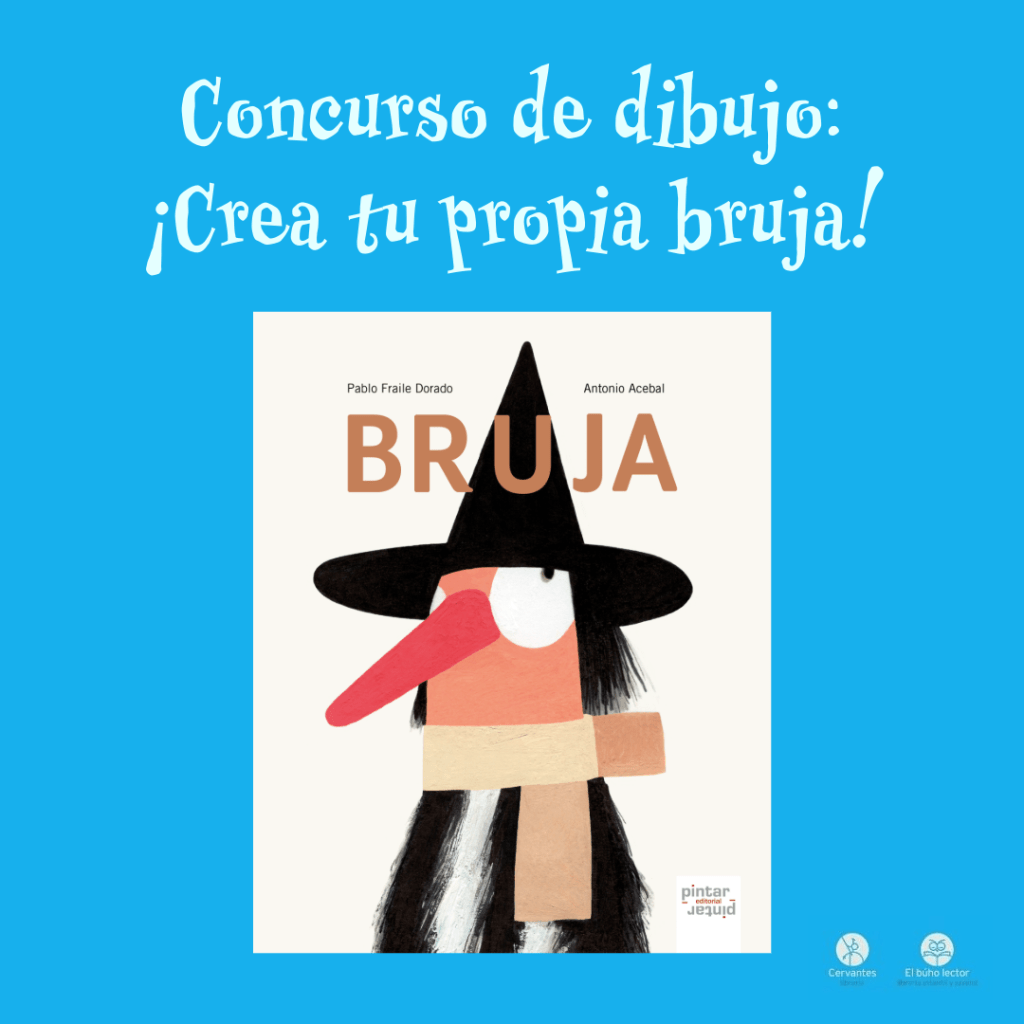 Concurso de dibujo + taller de títeres de Brujas en El Búho Lector
