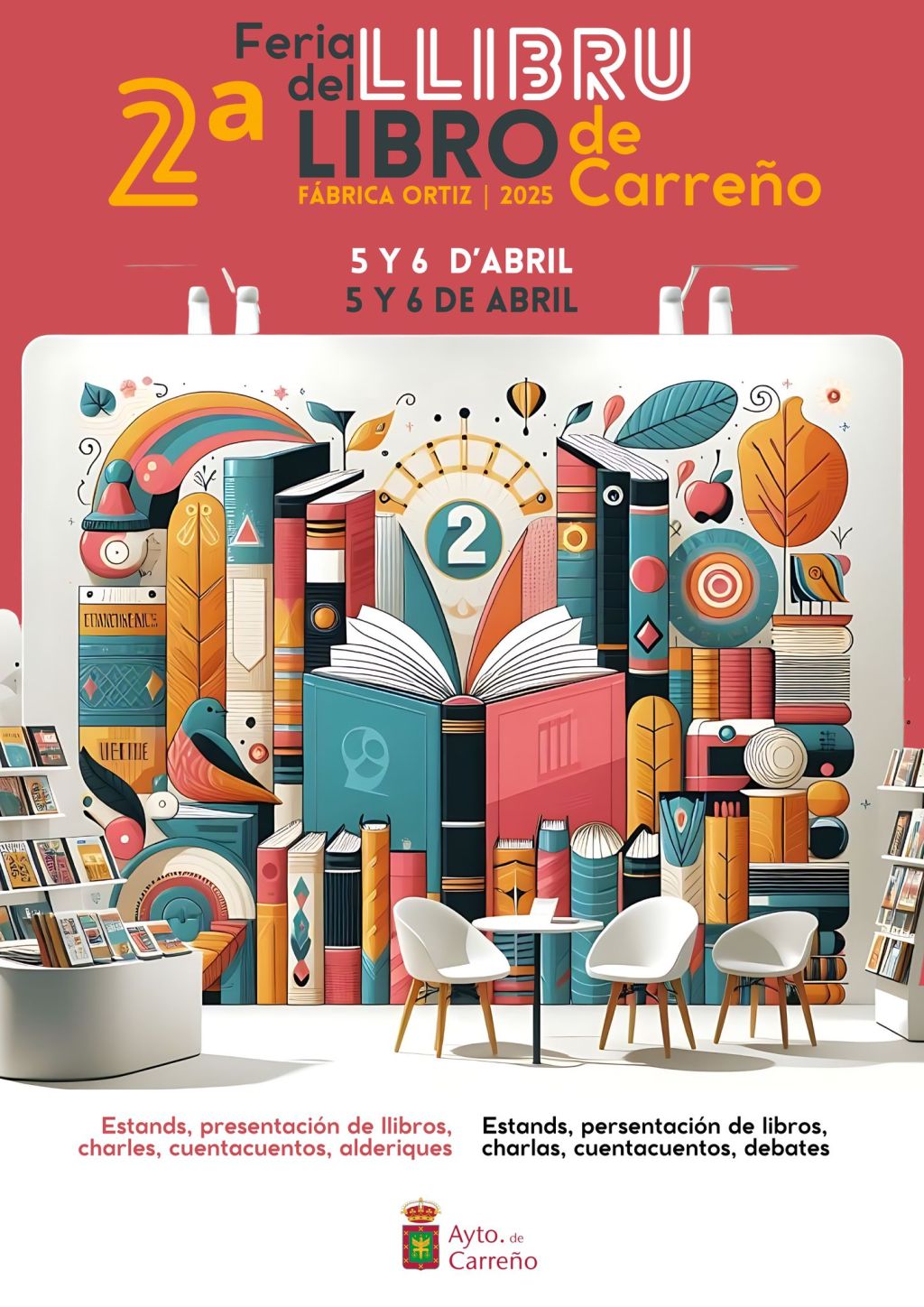 Pintar-Pintar en la Feria del Libro de Carreño 2025