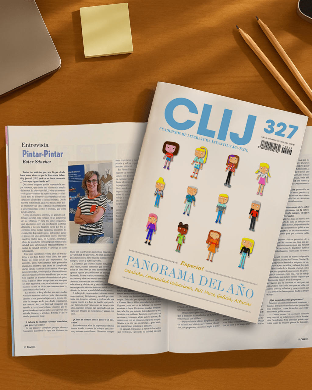 Entrevista a Ester Sánchez en la revista&nbsp;CLIJ