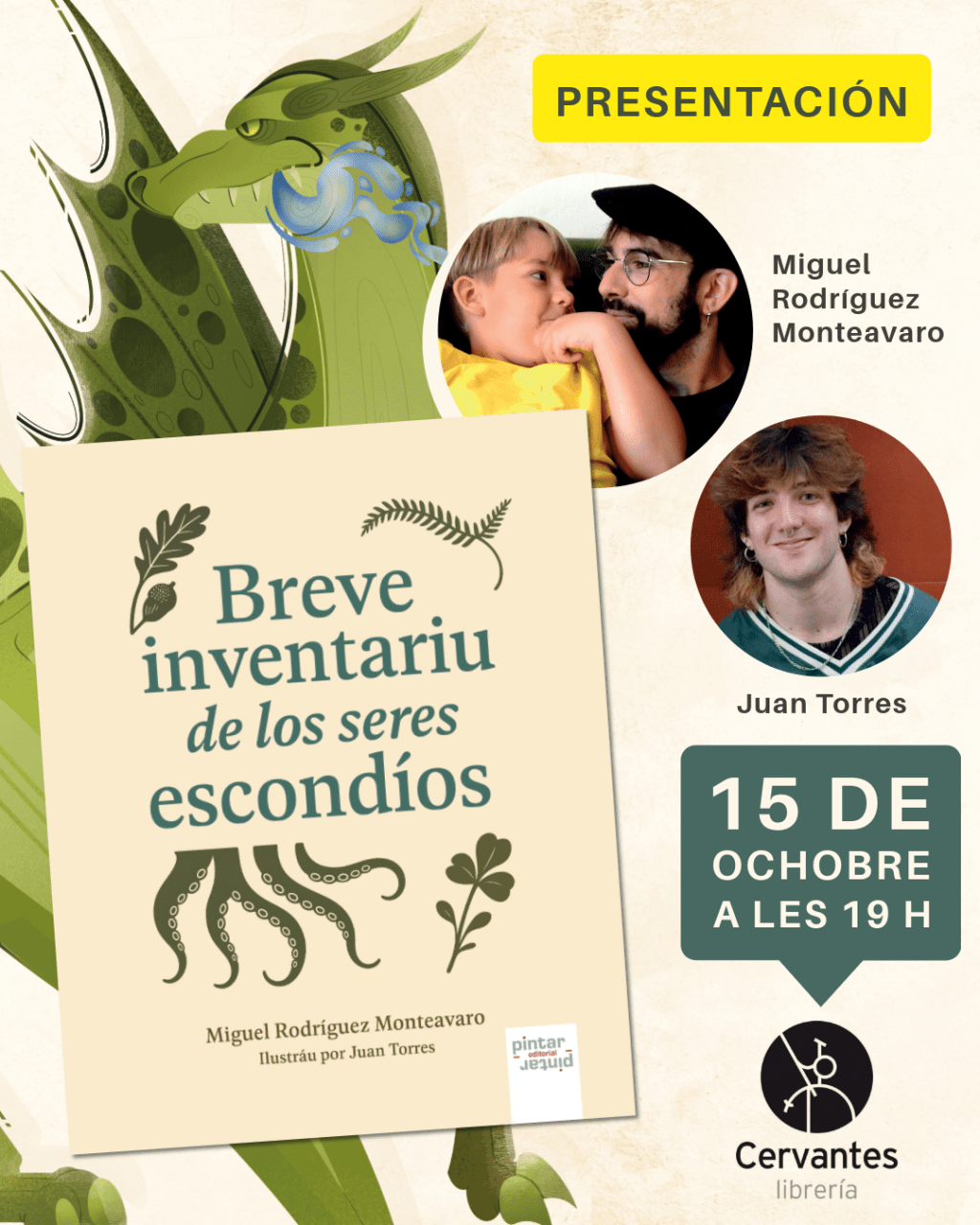 Presentaciones n’Uviéu y Xixón de «Breve inventariu de los seres&nbsp;escondíos»