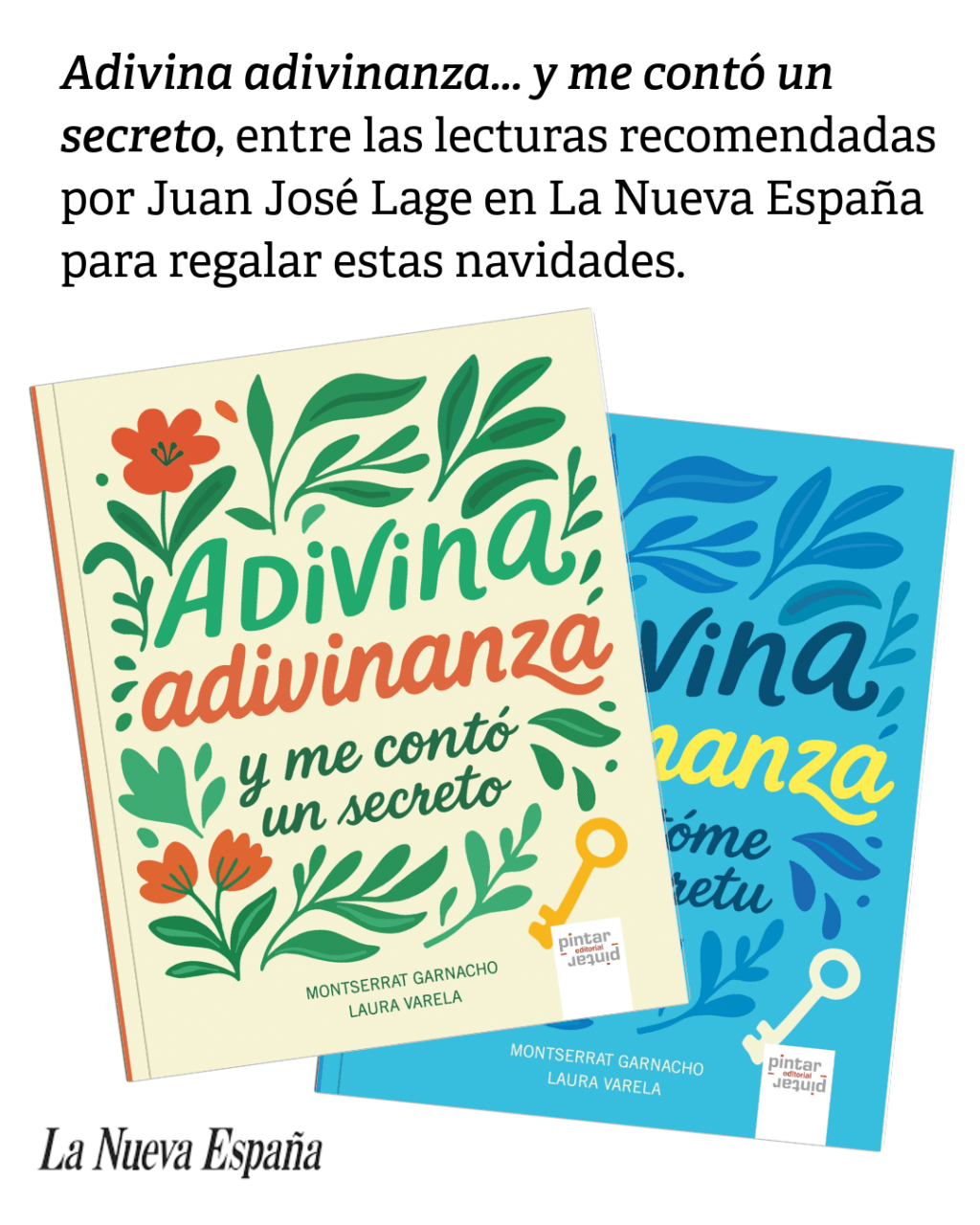 «Adivina adivinanza… y me contó un secreto», lectura recomendada para Navidad en La Nueva España
