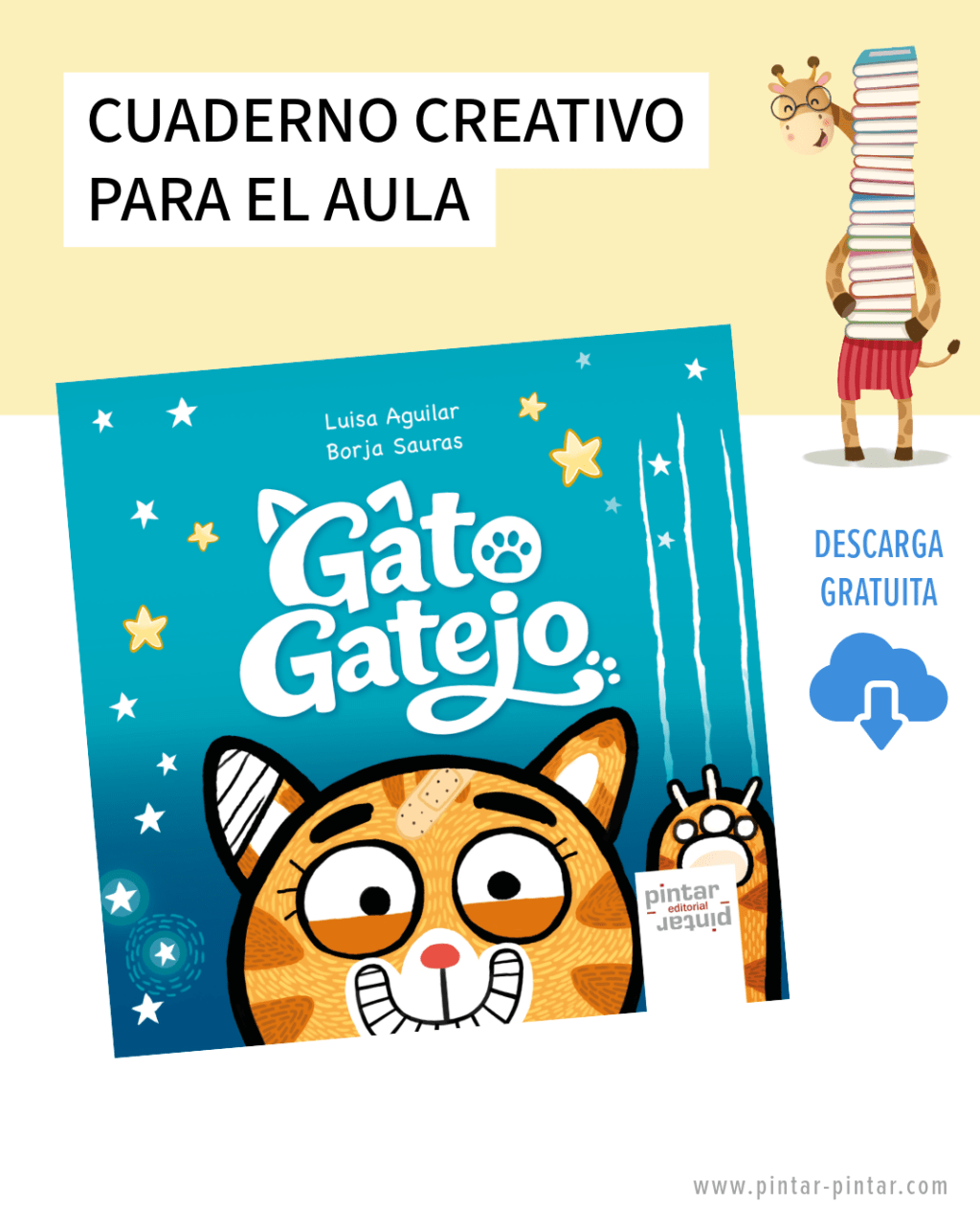 Ya disponible el Cuaderno Creativo de «Gato&nbsp;Gatejo»