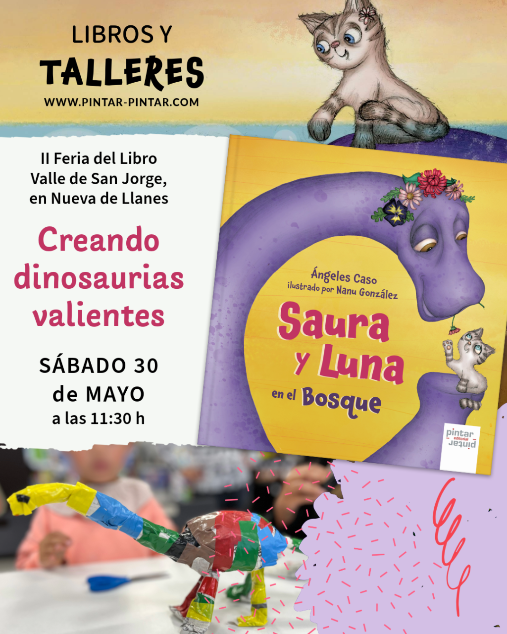 Pintar-Pintar participará en la II Feria del Libro Valle de San Jorge, en Nueva de&nbsp;Llanes