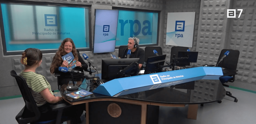Solinca Turbón y Cecilia Díaz en «Asturias al&nbsp;día»