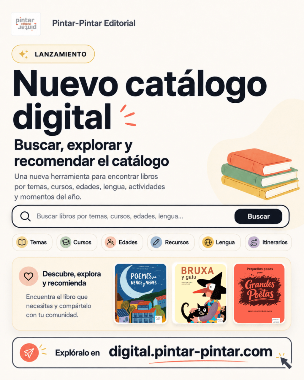 Estrenamos nuevo catálogo digital: otra forma de encontrar el libro que&nbsp;buscas