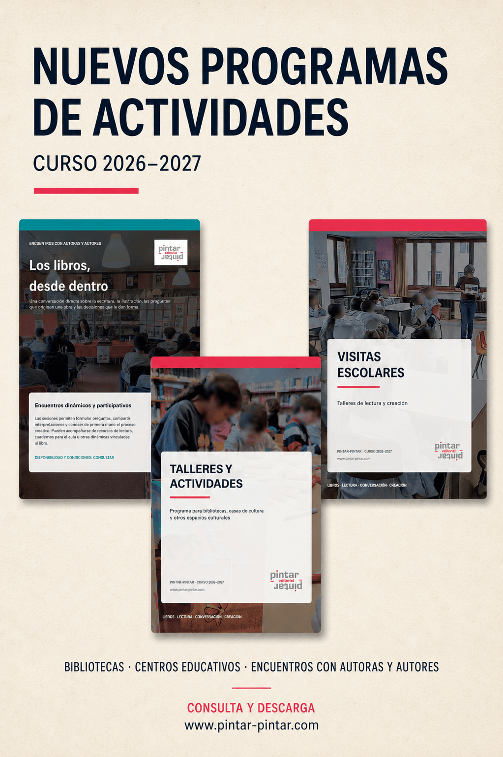 Nuevos programas de actividades para el curso&nbsp;2026–2027