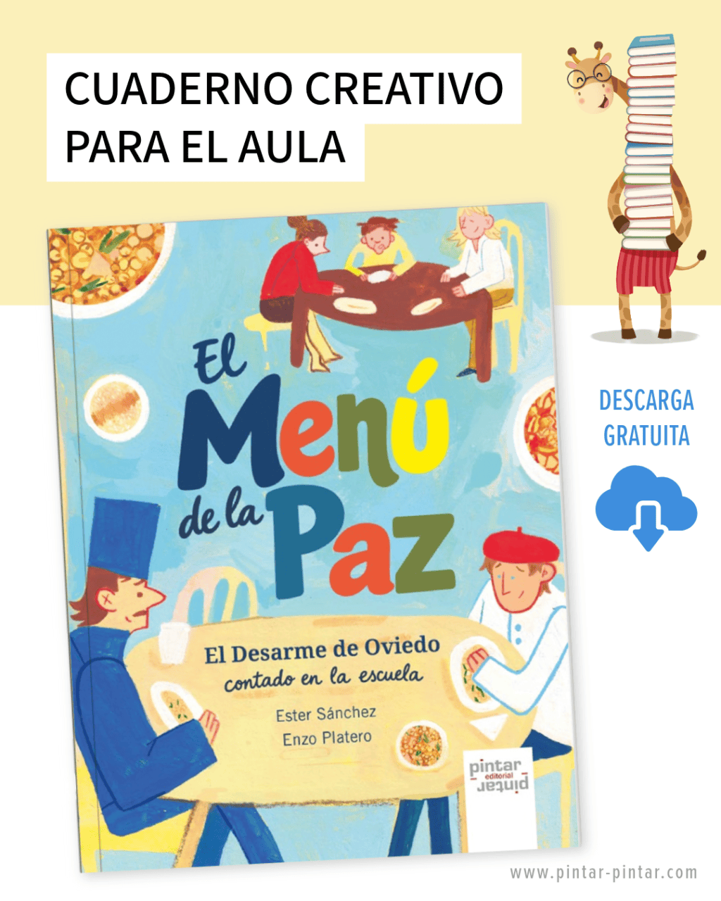 «El Menú de la Paz»: ya disponible su cuaderno&nbsp;creativo